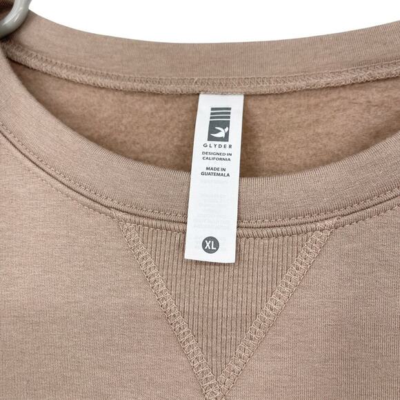Glyder The Alpine Pullover Hoodie Sweatshirt in Sand Stone Men's XL NEW NWT - Picture 7 of 9
